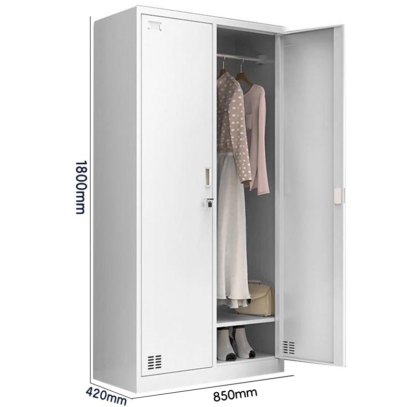 景福达衣柜二门850*420*1800mm台高清大图