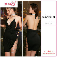 夜店情趣内衣服装性感挑逗套装超骚开档惑小胸 费琳
