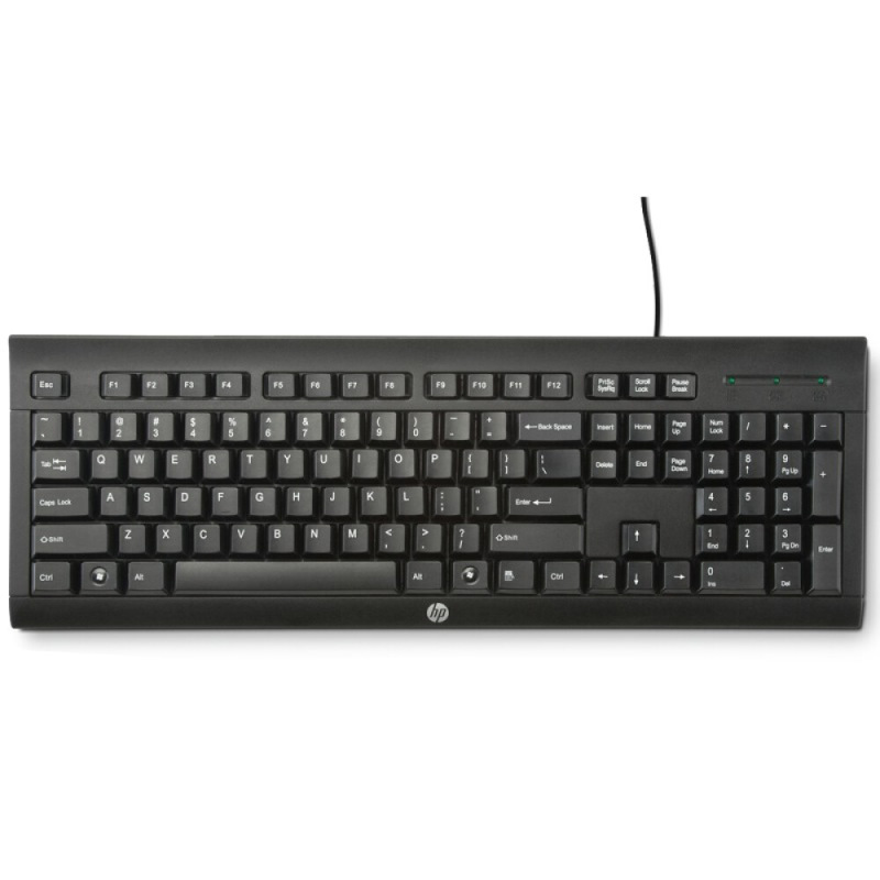 惠普 (HP) K1500 有线单键盘 黑色(个) 单位：个