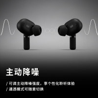 马歇尔(Marshall) MOTIF ANC耳机真无线主动降噪防水无线蓝牙耳麦 黑色