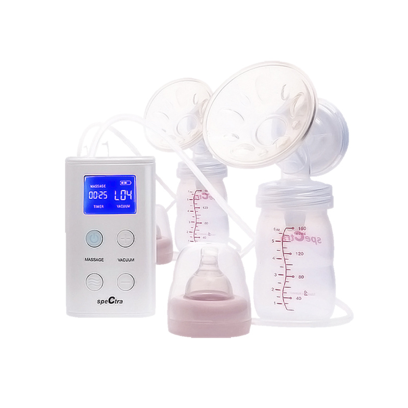 贝瑞克(spectra)韩国原装进口电动双边吸乳器9PLUS便携式 可充电电动吸乳器 ST-9PLUS PP材质