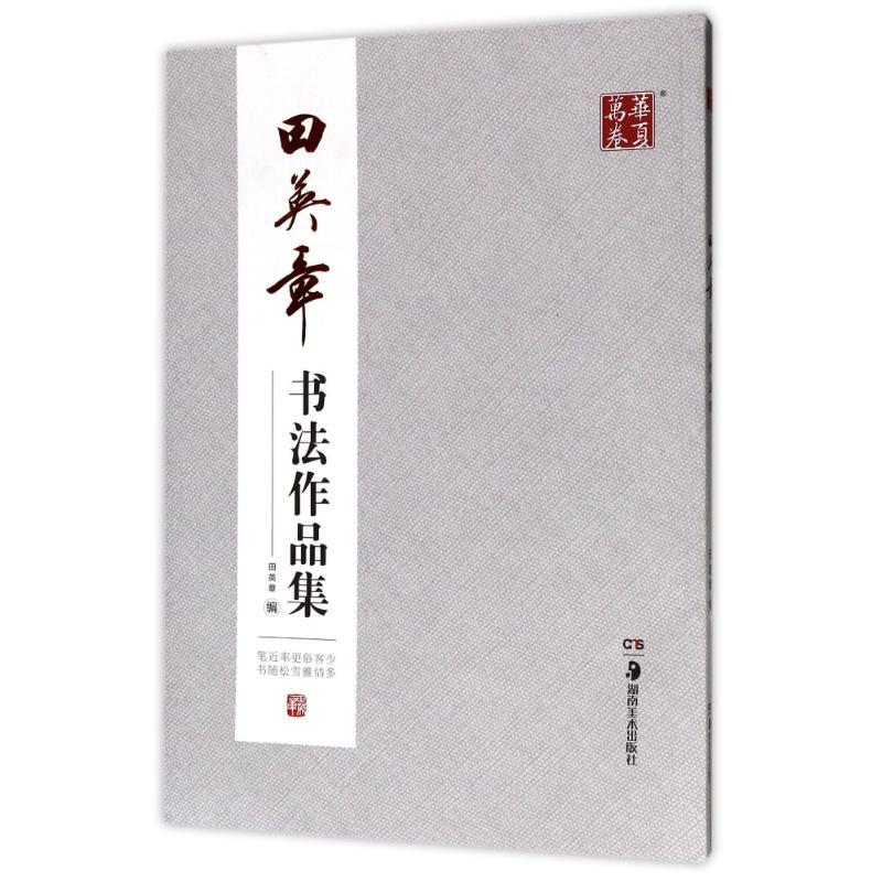正版新书】田英章书法作品集田英章9787535680310