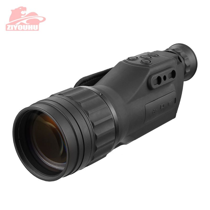 自由虎(Ziyouhu)DEQ-680热成像夜视仪拍照录像手持式大镜头50mm搜索型热成像仪配锂电池户外登山野营旅行用品