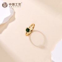 [七夕精选]足金999 5G圆形轻奢套装 耳饰