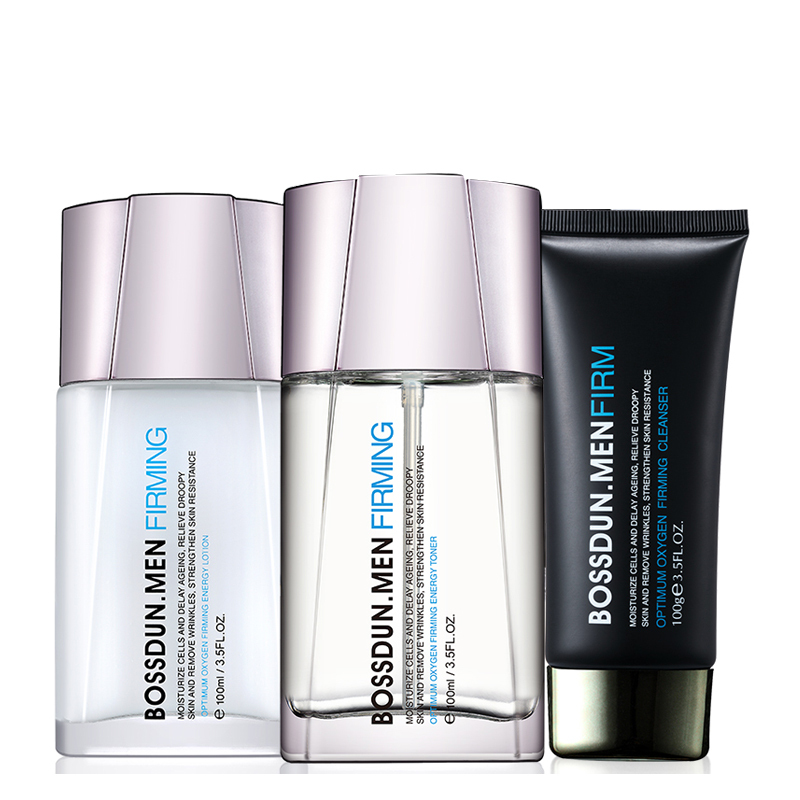 波斯顿 优氧紧致抗皱套装洁面100g+爽肤水100ml+乳液100g高清大图