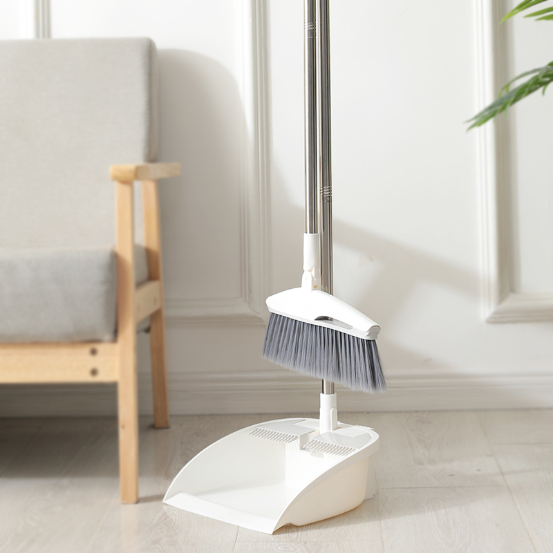 闪电客清洁工具可折叠扫把套装簸箕家用软毛撮箕畚箕不锈钢室内畚箕撮箕扫帚 价格图片品牌报价 苏宁易购牧创厨房卫浴专营店