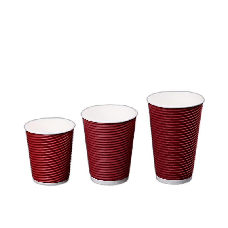 金胜星 一次性隔热防烫三层瓦楞纸杯(500个/箱)(360ml/个 无盖)