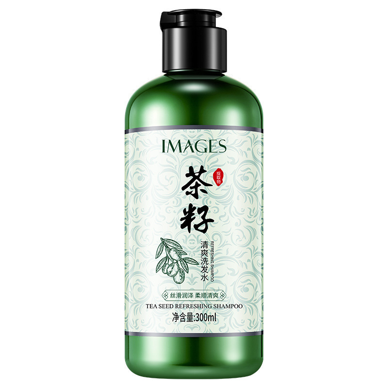 茶籽清爽洗发水温和清爽润发清爽控油柔顺皂角露洗头膏