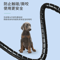 千天(QANTOP)理线器包线管束线管 电脑电源线电线收纳整理绕线器22mm白色