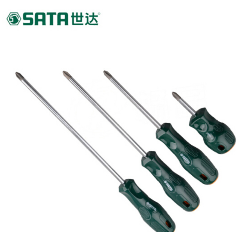 CCSM 世达 SATA 61607 T系列穿心一字螺丝批 8*200 10寸