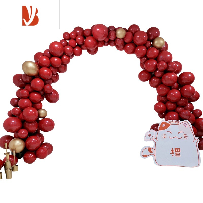 三维工匠结婚气球拱门支架开业活动门口装饰婚礼充气球