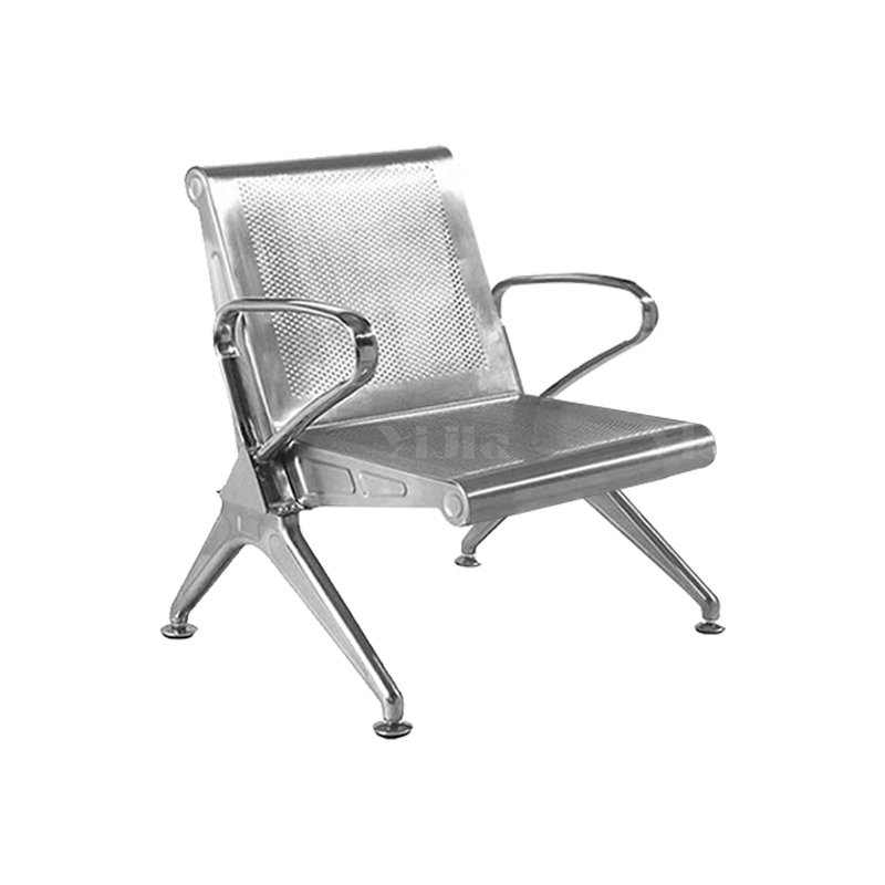 翌嘉YJ4121026 不锈钢机场椅连排椅银行等候椅长椅医院候诊椅公共座椅 单人位高清大图