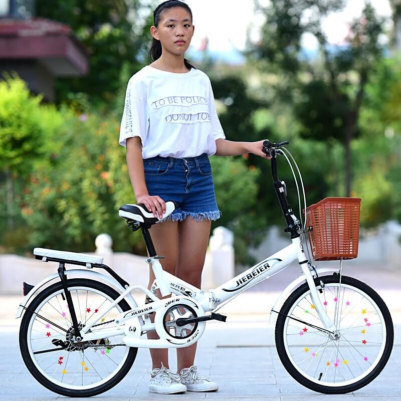 20寸折叠自行车成人儿童通用厂家直发男女通用高清大图