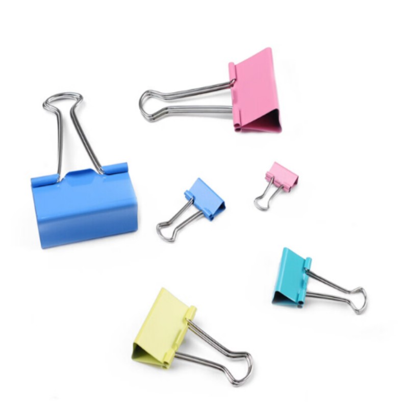 晨光(M&G)ABS92741 长尾夹 Eplus25mm(筒装)彩色 4# 3筒装高清大图