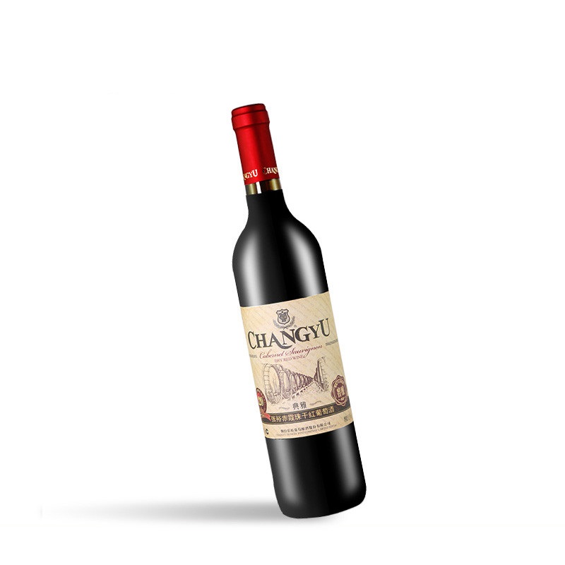 张裕典雅赤霞珠窖酿干红葡萄酒木盒750ml高清大图