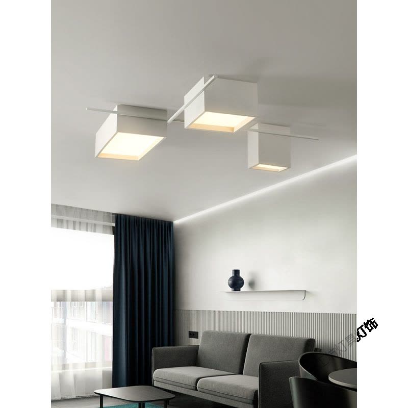 苏宁放心购 无主灯设计照明客厅灯简约现代大气家用吸顶灯具北欧创意卧室灯饰图片