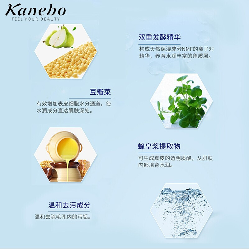 嘉娜宝(Kanebo)洗颜粉 酵素洁面粉 深层清洁去黑头去角质清洁毛孔不残留不紧绷控油平衡收缩毛孔 32粒