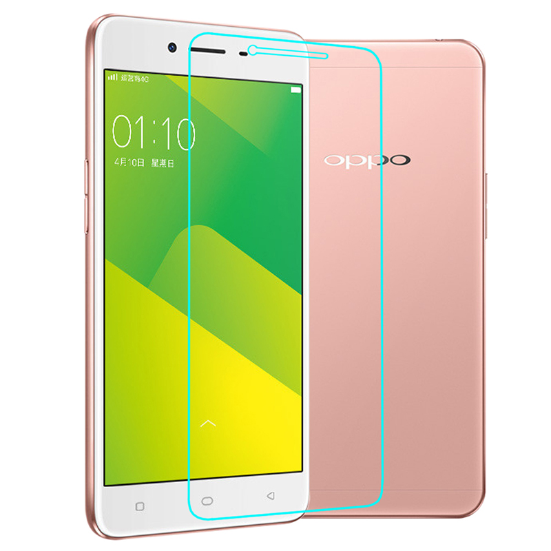 [买2送手机壳]轻万oppoa37钢化膜透明玻璃手机贴膜高清前膜防指纹防摔