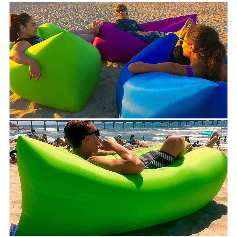 户外空气沙发床充气懒人气床音乐节沙发睡袋闪电客单人便携露营野营