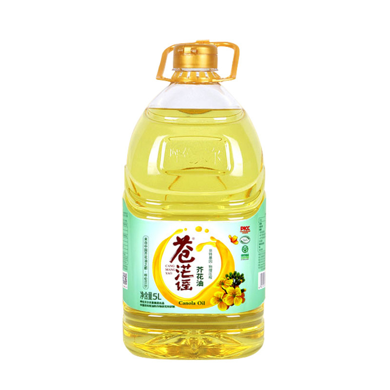 苍茫谣非转基因食用油低芥酸菜籽油大桶5L装