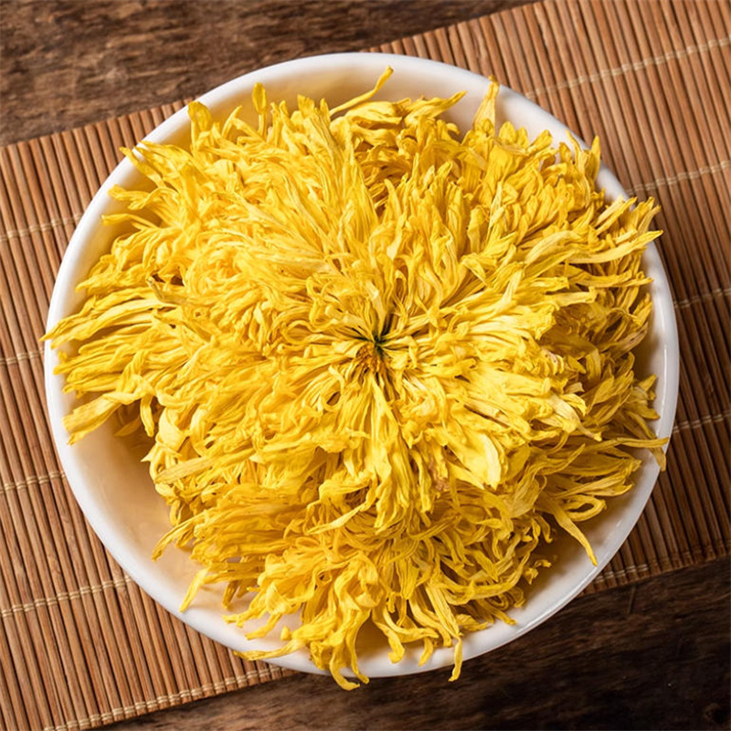 金丝皇菊贡菊大朵菊花茶泡水喝的养生花草茶一杯一朵精选瓶装9260高清大图