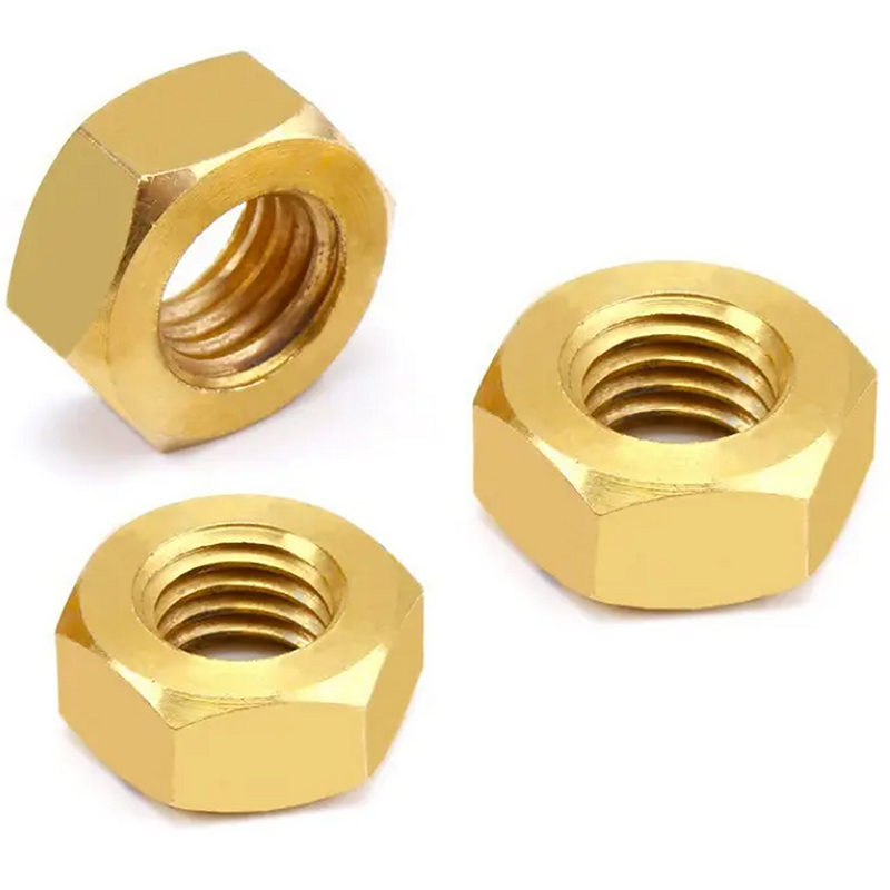 新凯益 铜螺母螺帽螺丝帽 M12 个高清大图