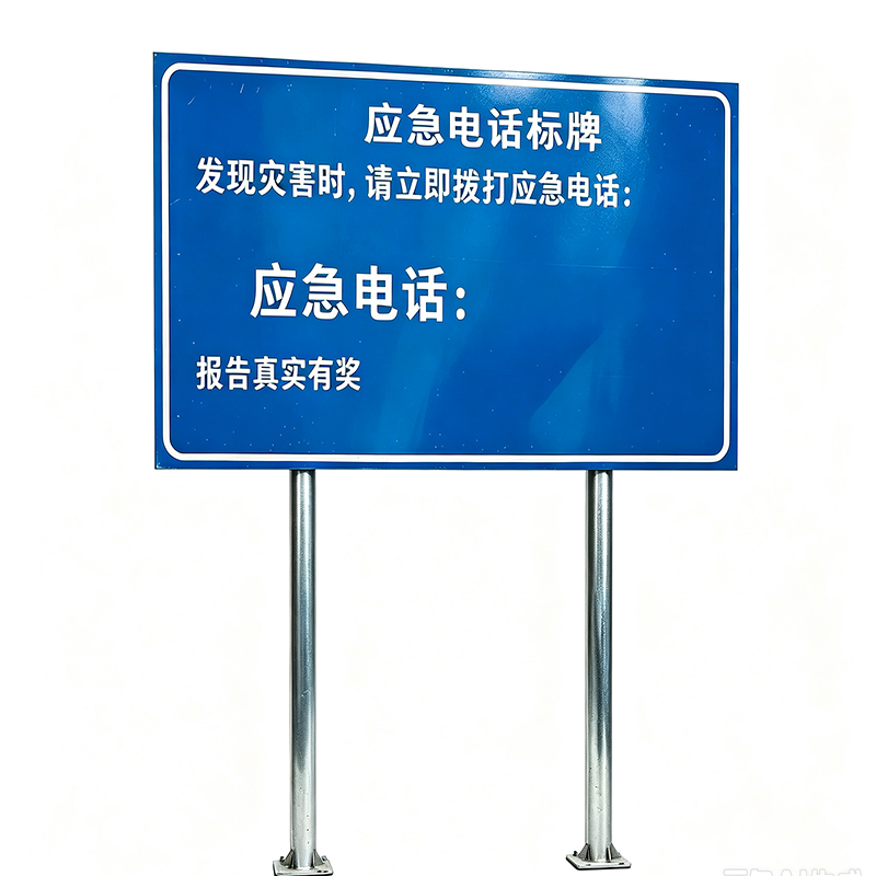 HENUO 双立柱信息标识牌 SLZXXBSP 块高清大图