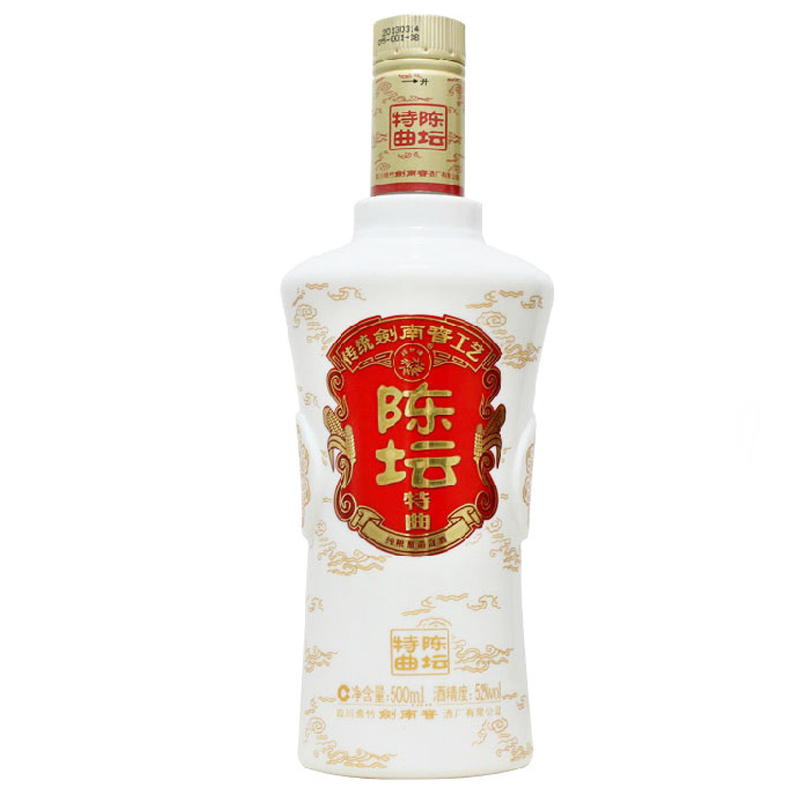 剑南春 52度陈坛特曲白酒500ml*6瓶 整箱装