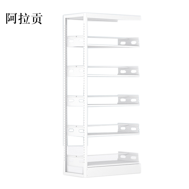 阿拉贡钢制书架置物架六层副架100*30*200CM