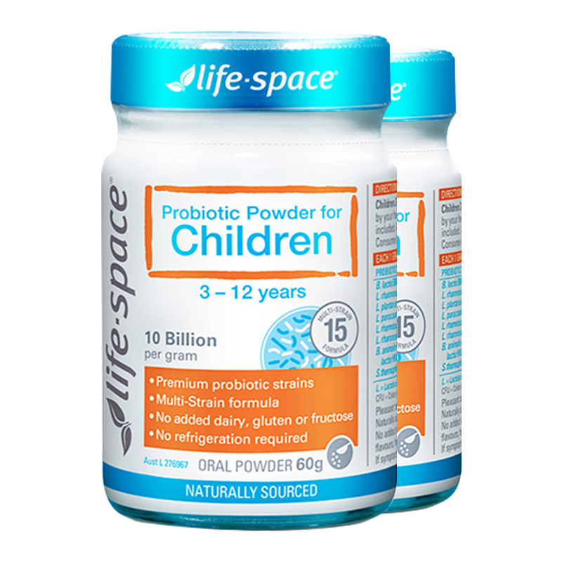 澳洲 Life Space 儿童益生菌粉*2瓶装（2-12岁）