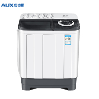 奥克斯（AUX）洗+脱共9.5kg 大容量家用半自动小型洗衣机 双桶双缸带甩干 租房宿舍用 HB60P90-98H