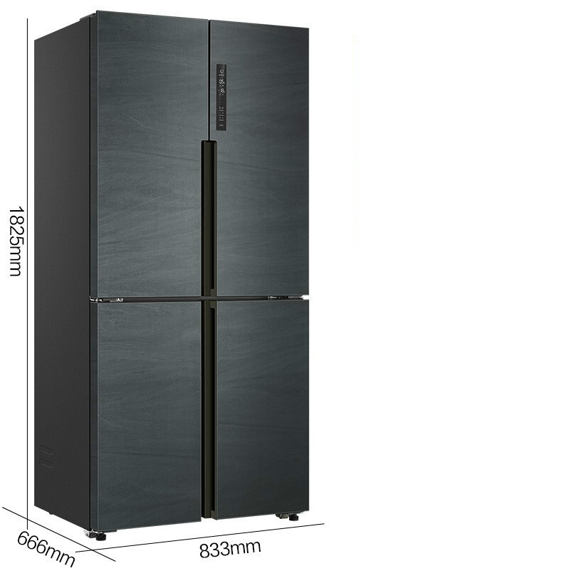 海尔haier对开门冰箱风冷无霜大容量双变频节能纤薄机身家用双开门