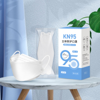 kn95型口罩3d立体防护鱼嘴柳叶型不花妆透气k n95鱼型成人潮