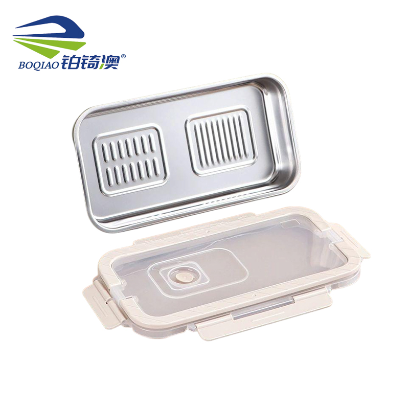 铂锜澳 316不锈钢保鲜盒/35.5*20cm-2500ml/个高清大图