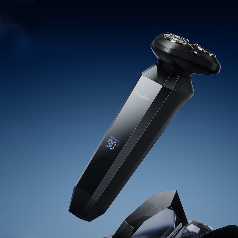 小适 智能感应电动男士剃须刀 LED数字显示感应式 电压5V功率5W 星钻灰 F309 / 台