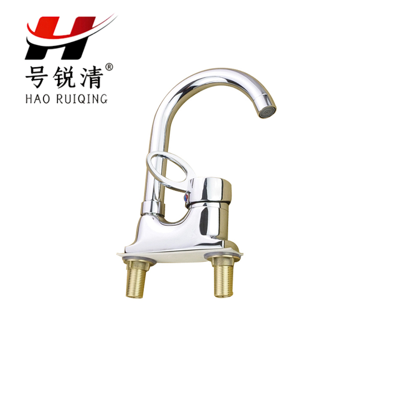 号锐清双柱冷热水龙头 4分 个高清大图