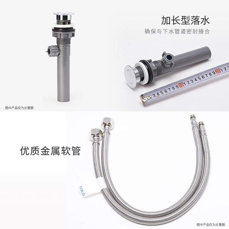 科勒龙头台盆龙头冷热水单孔龙头卫生间浴室柜面盆水龙头K-74013T