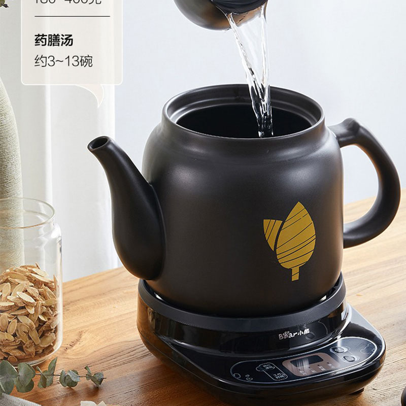 小熊 JYH-C40D2 智能煎药壶 4L (个) 黑色高清大图