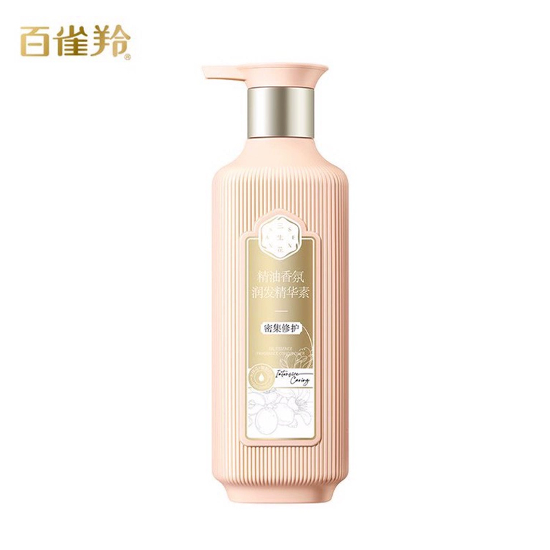 百雀羚三生花精油香氛密集修护精华素500ml 修护干枯毛糙护发素