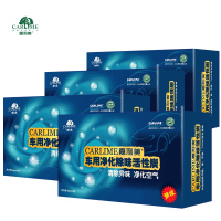 嘉利美汽车炭4盒装1920g 活性炭除甲醛清除剂新汽车用除臭味防潮竹炭包