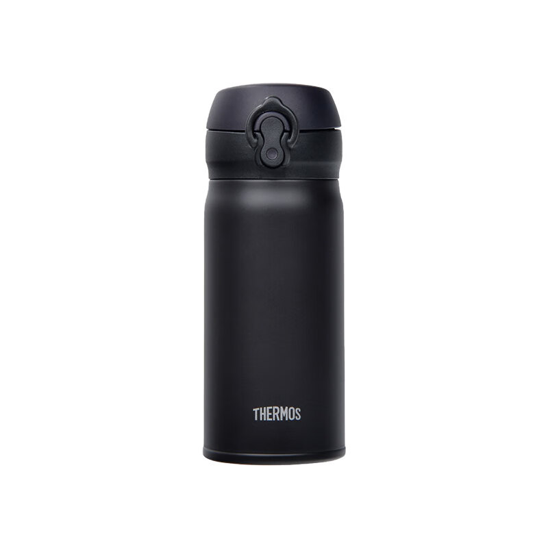膳魔师(THERMOS)保温杯不锈钢水杯磨砂黑350ml保冷杯子男女士便携学生礼物JNL-352