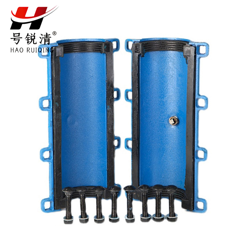 号锐清铸铁哈夫节 DN80 个高清大图