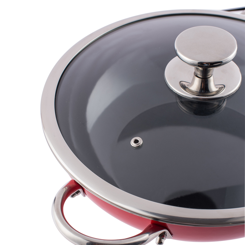 so.home珐琅不锈钢多用锅套装GR442-A炒锅