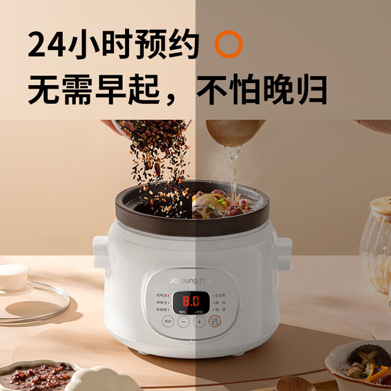 九阳(Joyoung) DG15Z-GD619 电炖锅 1.5L 电炖盅 电砂锅炖汤盅煲汤锅多功能锅婴儿辅食高清大图