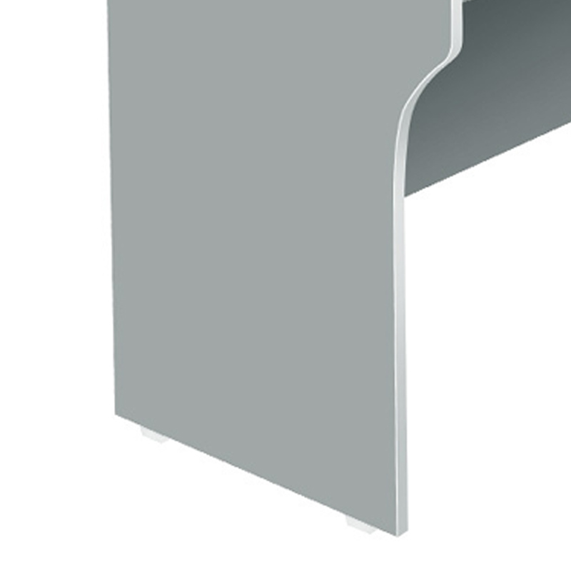 质凡演讲台接待台简约现代前台迎宾台咨客台 1000*600*865mm高清大图