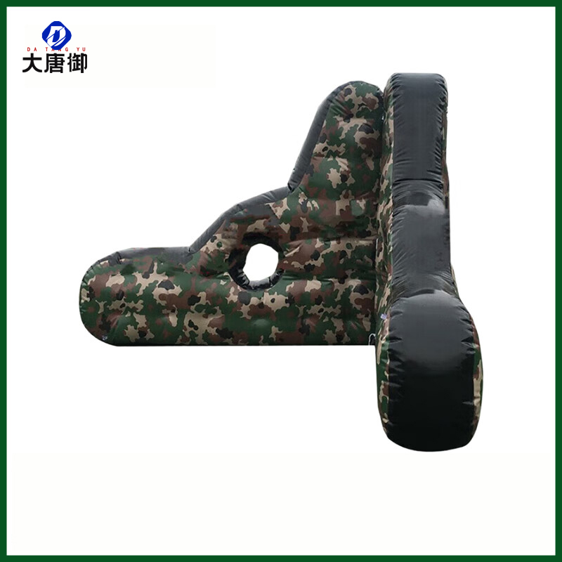 大唐御演习巡练充气掩体障碍物攻防场地道具 L型墙组合(2m*1.5m)
