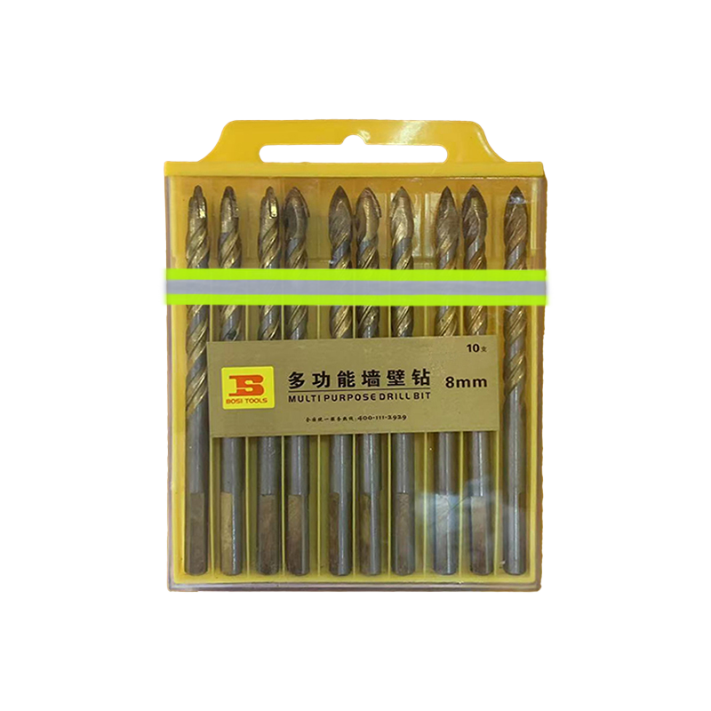 波斯(BOSI) 荧光系列多功能墙壁钻 8mm/10支 盒高清大图