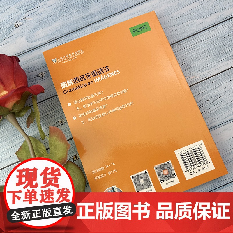 正版 图解西班牙语语法 外教社图解外语语法系列 零基础学习西班牙语语法 西班牙语法入门教程 上海外语教育出版社 978高清大图