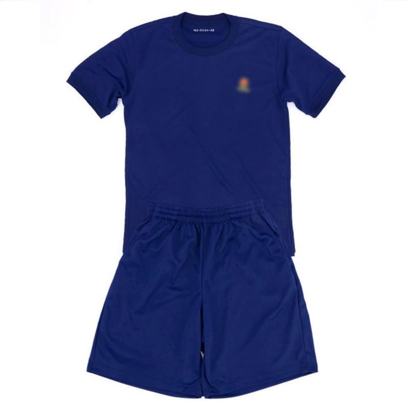 消防体能训练服套装新式蓝色体能服夏季男军迷t恤短袖短裤消防体能服