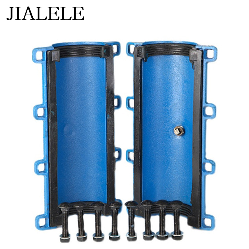 JIALELE球墨铸铁直管哈夫节(包塑料管)PE 110×1000高清大图